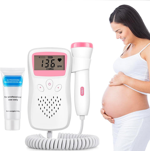Baby Monitor Heartbeat Pregnancy Accessories,Doppler Fetal Monitor Pregnancy Heartbeat for Home Use