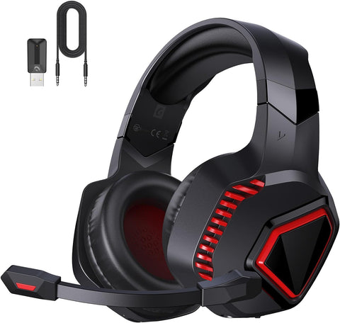 (Open-Box) gmrpwnage Wireless Gaming Headsets for PS5, PS4, Mac, Switch, PC, 2.4GHz