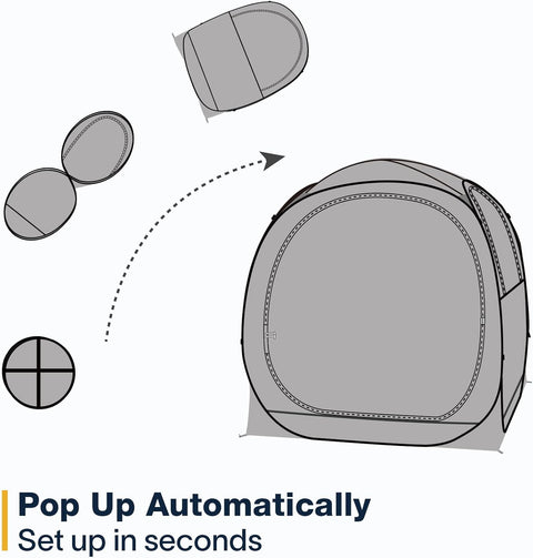 EighteenTek Pod All Weather Sports Tent with Sealed Floor - Instant Tent Shelter - Outdoor Bubble Tent