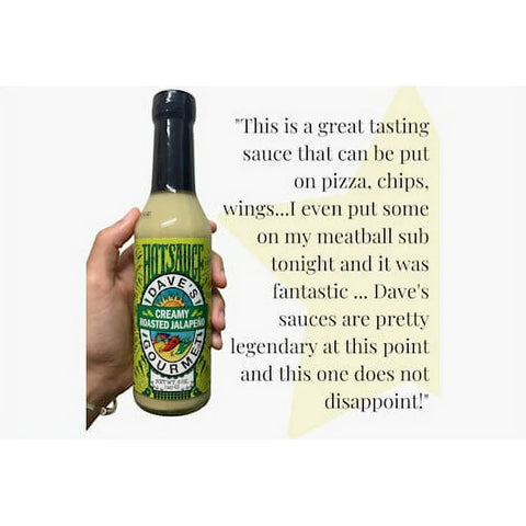 Dave's Gourmet Creamy Roasted Jalapeno Hot Sauce - 8oz