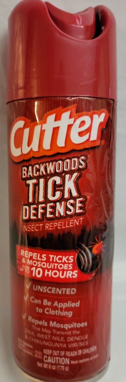 Cutter Backwoods Tick Defense Aerosol 6oz