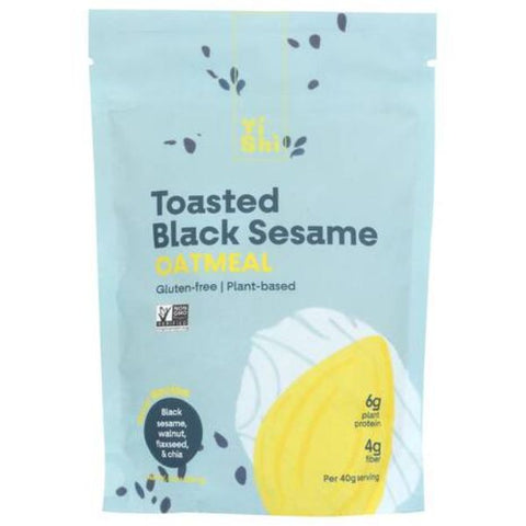 Yishi Toasted Black Sesame Oatmeal Pouch