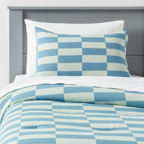 Twin - Kids' Comforter Set Checkers