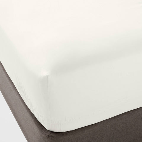 Full - 400 Thread Count Performance Fitted Sheet Sour Cream - Threshold™