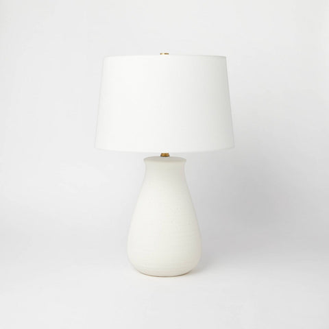 Ceramic Speckled Table Lamp White (Includes LED Light Bulb) - Threshold™ Designed with Studio McGee