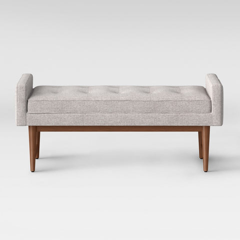 Verken Settee Bench Gray - Threshold