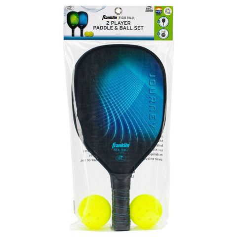 Franklin Sports 2 Player Wood Pickleball Paddles and Balls