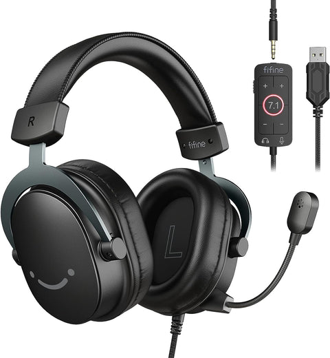 Open Box/Gently Used FIFINE H9 Wired Gaming Headset for PS/Xbox/PC/Switch/Mobile