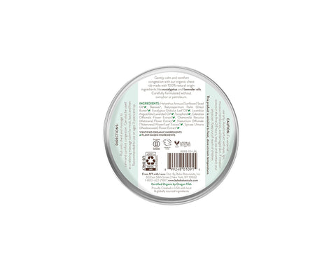 Babo Botanicals Eucalyptus Remedy Organic Soothing Chest Rub