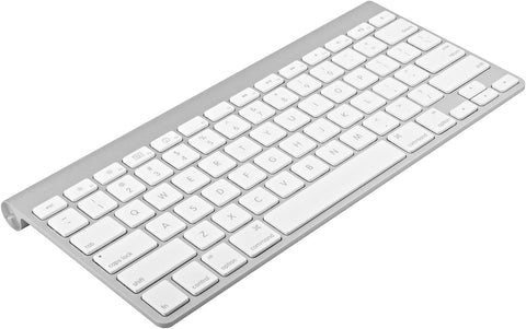 Apple Wireless Keyboard with Bluetooth - Silver (Renewed)
