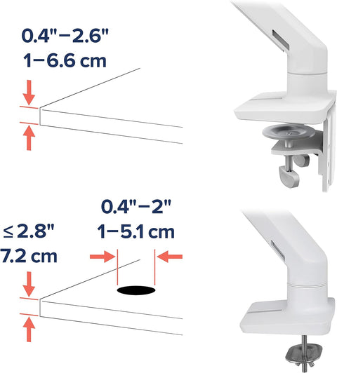 Ergotron – HX Premium Heavy Duty Monitor Arm, Single Monitor VESA Desk Mount – for Flat or Slight Curved Ultrawide Monitors Up to 49 inches, 20 to 42 lbs – Standard Pivot, Matte Black