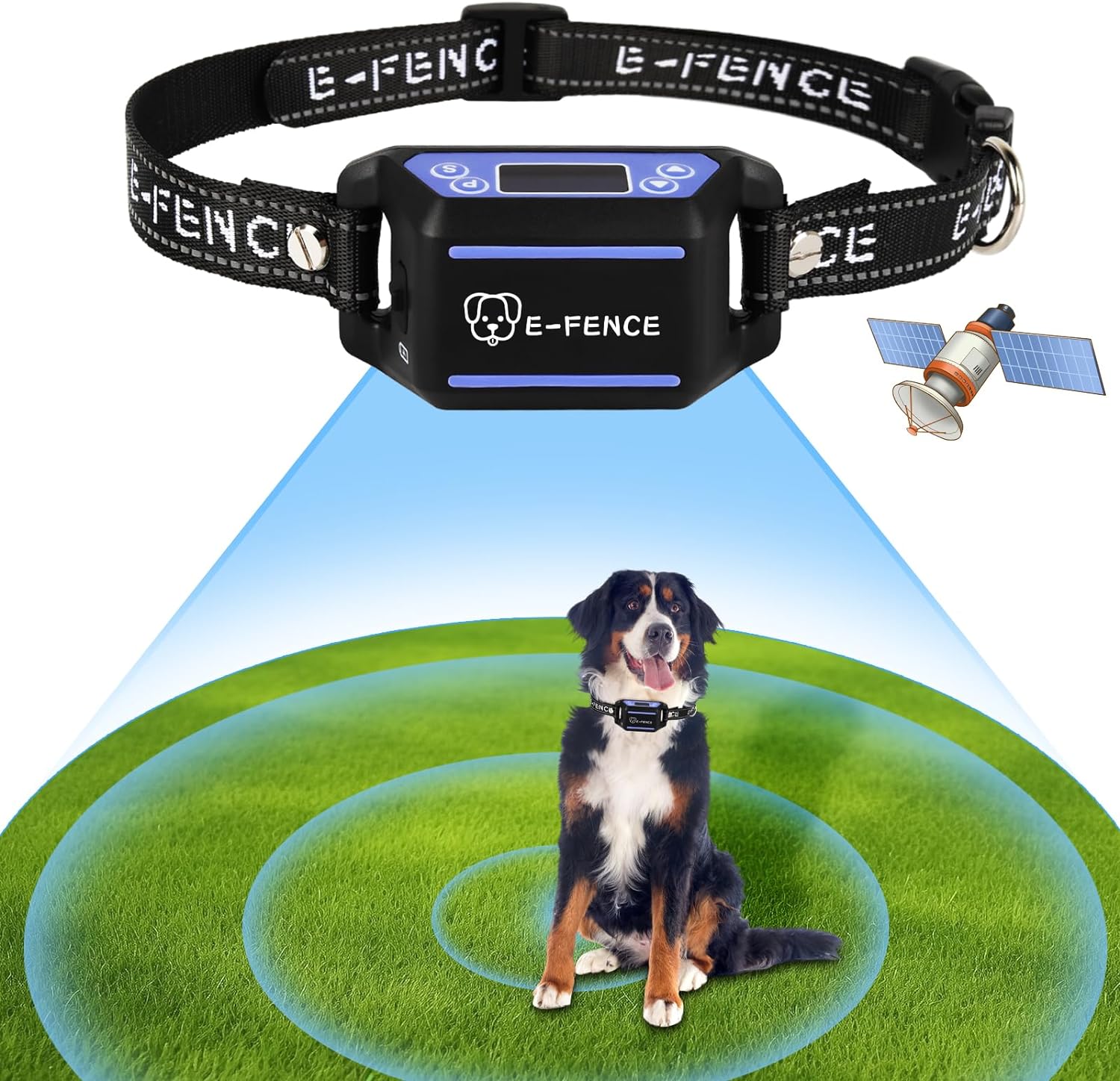 E FENCE GPS Wireless Dog Fence Dog Collar Electric Fence Electric Wi HomeLife