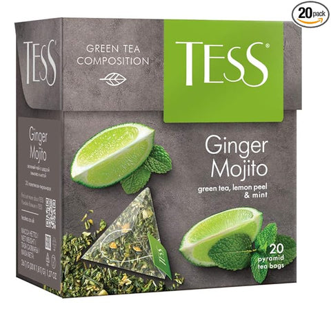 Tess Green Tea Composition- Ginger Mojito (20pc)