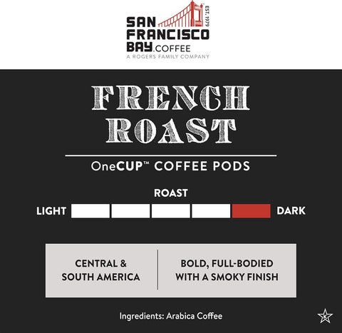 San Francisco Bay Coffee 80 K-Cups French Roast  - Dark