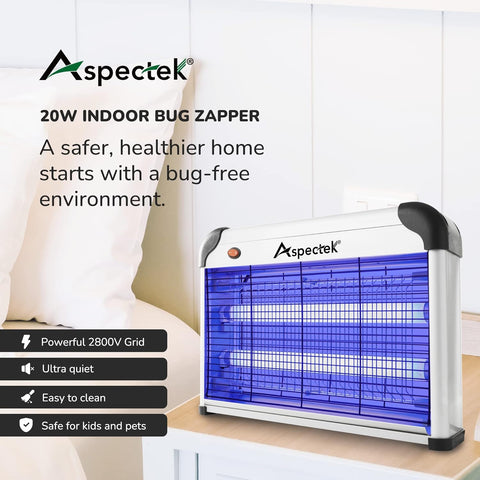 (Open-Box) ASPECTEK Powerful 20W Electronic Insect Indoor Zapper