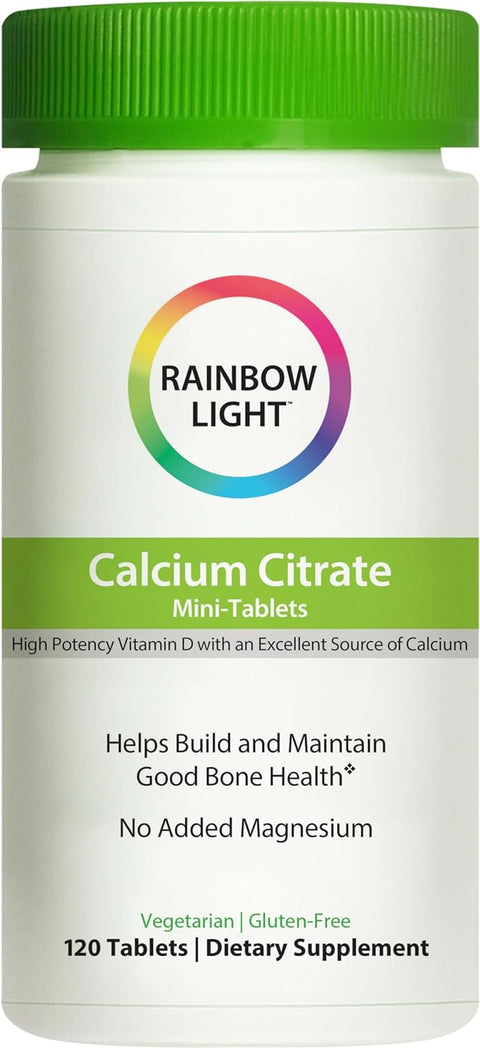 Rainbow Light Calcium Citrate Mini-Tablets Vitamin | 120 Tab