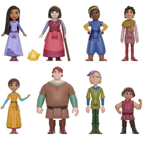 Disney’s Wish the Teens Pack of 8 Posable Mini Dolls & Star Figure