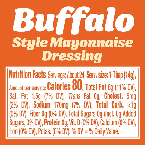 Kraft Mayo with Buffalo, 12 fl oz Bottle