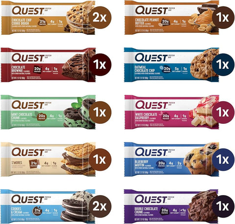 Quest Bars Ultimate Variety Pack - 12 Bars