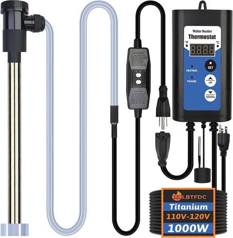 1000W Titanium Immersion Water Heater