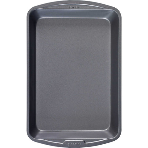 GoodCook 9"x13" Nonstick Steel Ready Rectangle Cake Pan Gray