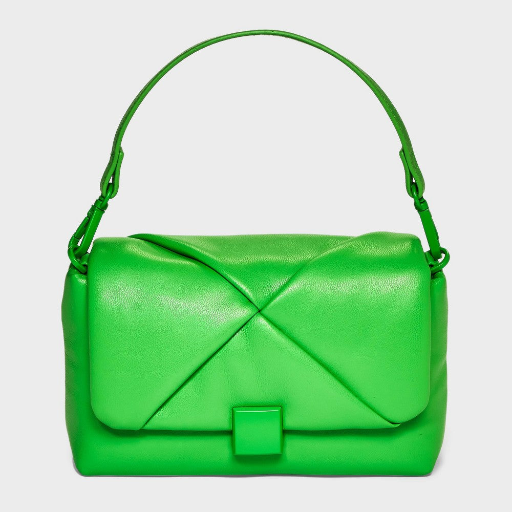 Green satchel purse best sale