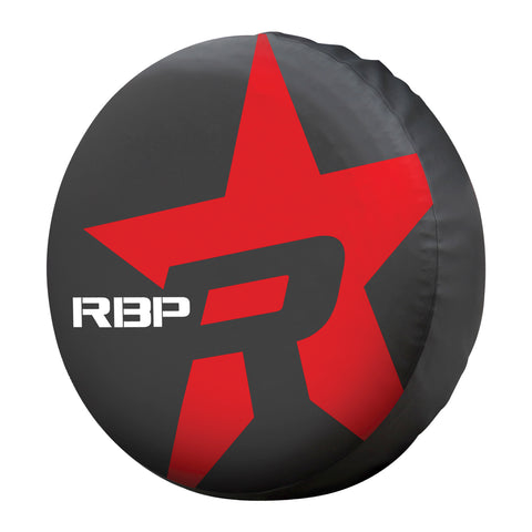 RBP Spare Tire Cover Red Star Fits Tires 29.5 -32.5 Spare Tires 29.5 -32.5