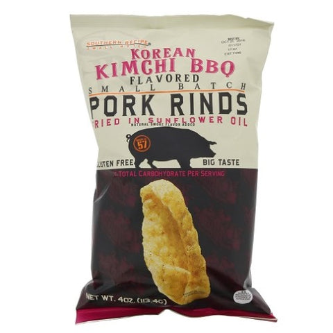 Korean Kimchi Bbq Pork Rinds