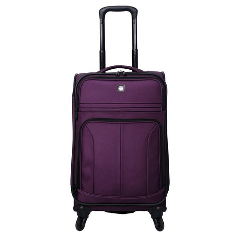 Skyline Luggage Spinner Carry Suitcase