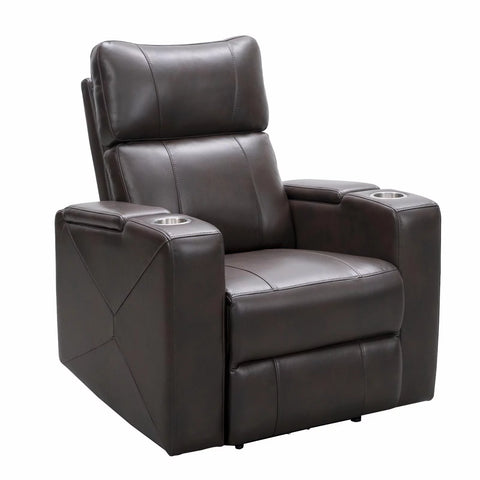 Abbyson Morris Faux Leather Power Theater Recliner