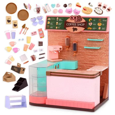 Our Generation Love U Latte Coffee Shop Playset for 18" Dolls