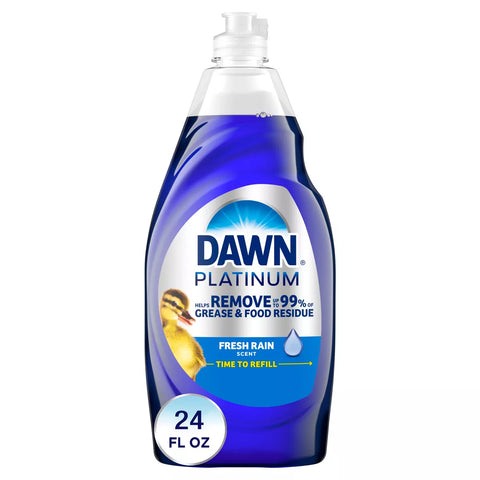 Dawn Refreshing Rain Scent Platinum Dishwashing Liquid Dish Soap - 24oz