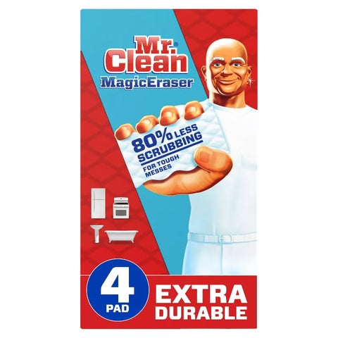 Mr Clean Mr. Clean Magic Eraser Extra Durable, 4 Ct