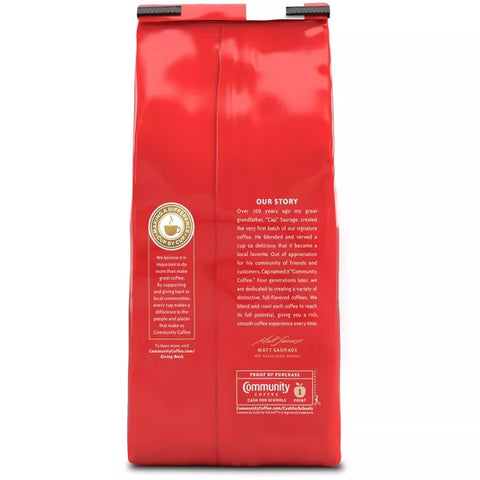 Community Coffee Signature Blend Dark Roast Ground Coffee - 12oz