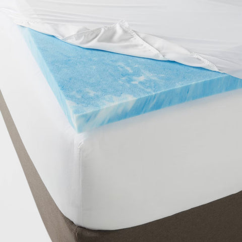 Twin 2" Cool Touch Memory Foam Mattress Topper - Threshold