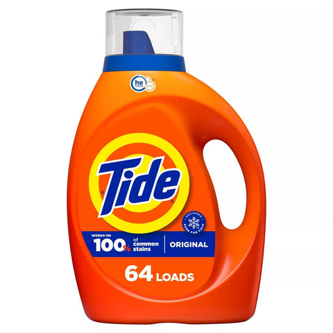 Tide Original HE Compatible Liquid Laundry Detergent Soap - 64 loads