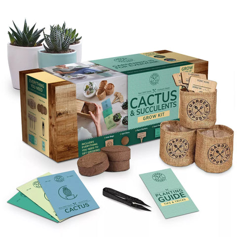 Garden Republic Cactus and Succulent Starter Kit