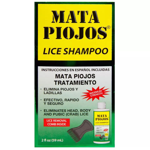 6pk - Mata Piojos Medicated Lice Shampoo - 2 fl oz