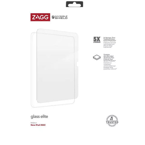 Zagg iPad 10.9" Screen Protector InvisibleShield Glass Elite