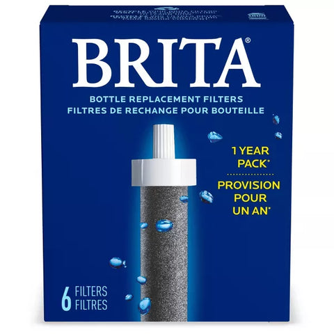 Brita Bottle 6ct Replacement Filters