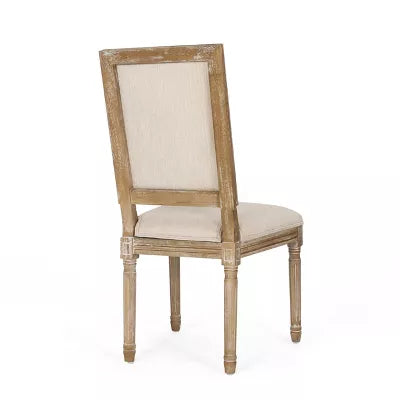 2pk Regina French Country Wood Upholstered Dining Chairs - Christopher Knight Home