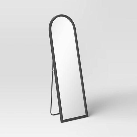 Arch Floor Mirror Black - Threshold