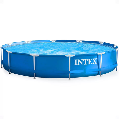 Intex 28210EH 12 Foot X 30 Inch Above Ground Swimming Pool (Pump Not Included) - Blue