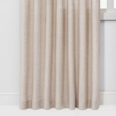 1pc Light Filtering Linen Window Curtain Panel - Threshold™