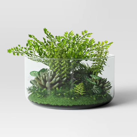 Large Clear Glass Terrarium - Threshold
