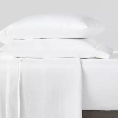 Full - 400 Thread Count Performance Fitted Sheet White