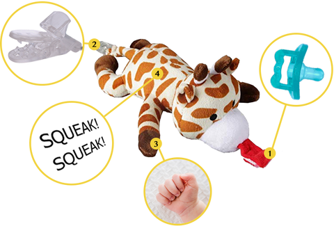 Gerald the Giraffe Baby Pacifier Toy