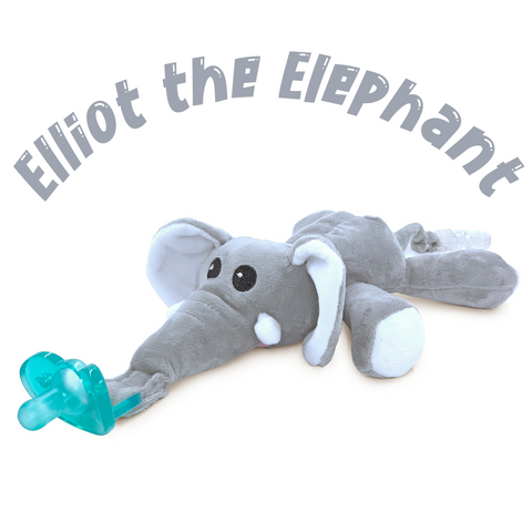 Elliot the Elephant Baby Pacifier Toy