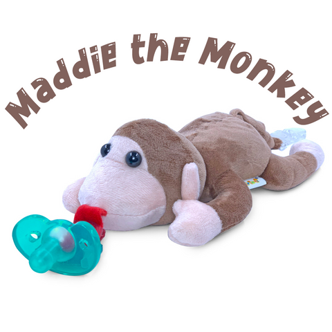 Maddie the Monkey Baby Pacifier Toy