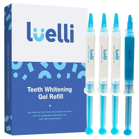 LUELLI Teeth Whitening Gel Syringe Refill Pack
